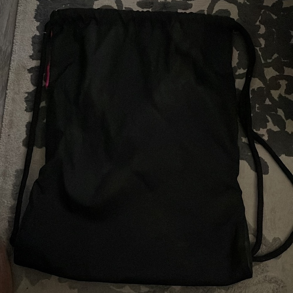 Adidas Drawstring Backpack Pink/Black - image 2